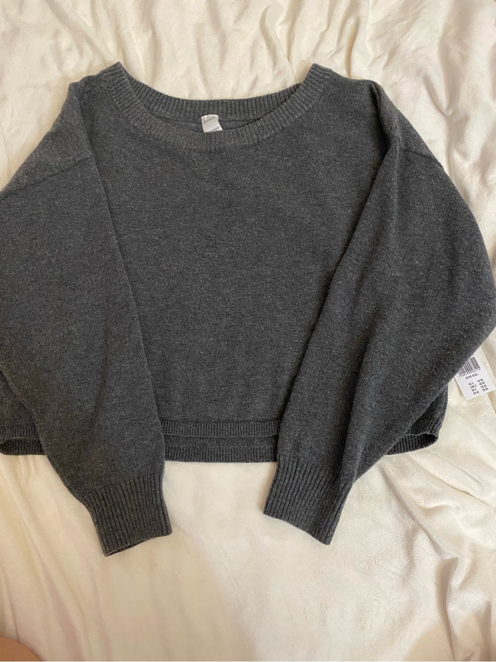 Gilly Hicks Charcoal Crewneck Sweater